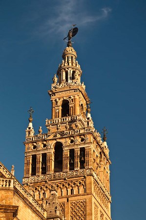 Cathedral And Giralda Tower, Seville, Spain by Walter Bibikow / Danita Delimont art print