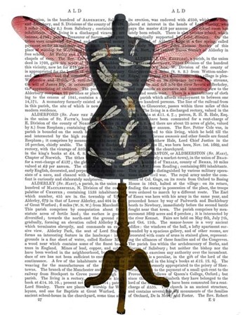 Dragonfly Mannequin by Fab Funky art print