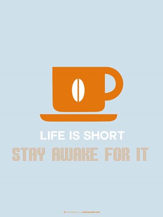 Coffee Orange by Naxart art print