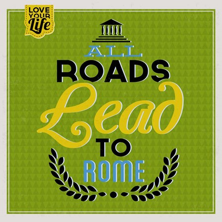 Roads To Rome 1 by Lorand Okos art print