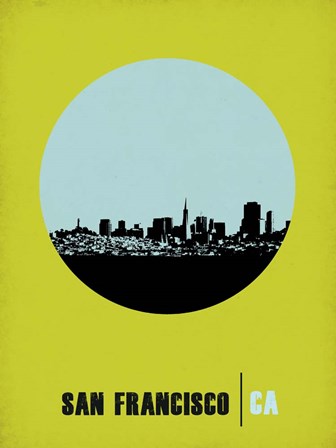 San Francisco Circle 2 by Naxart art print