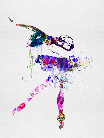 Ballerina Watercolor 2 by Irina March art print