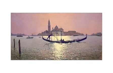 Looking Towards San Giorgio (LE) by Peter Curling art print