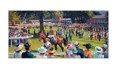 Royal Ascot Jubilee Year 2002 (LE) by Peter Curling art print