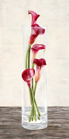 Arrangement of Callas by Shin Mills art print
