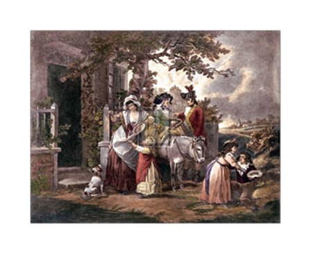 Selling Cherries by George Morland art print