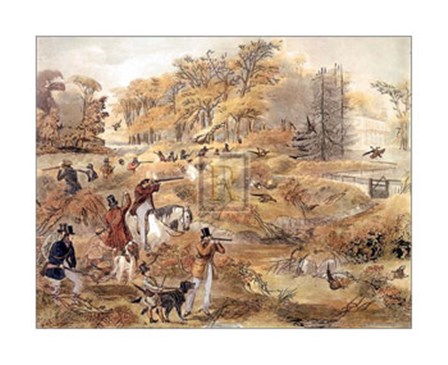 Battue Shooting by Francis Calcraft Turner art print