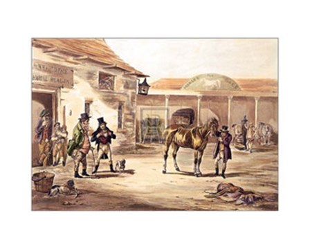 Horse Dealing II by Robert Richard Scanland art print