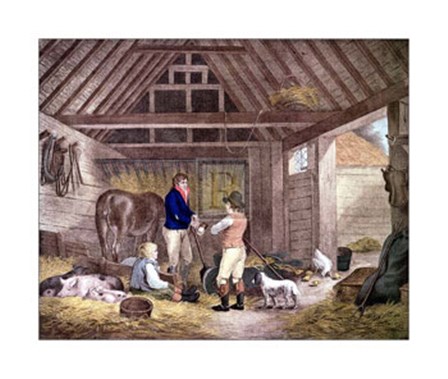 Evening or the Post Boy&#39;s Return by George Morland art print