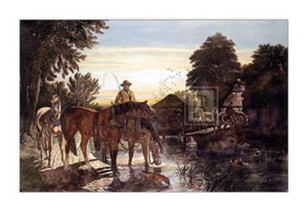 Evening by John Frederick Herring Sr. art print