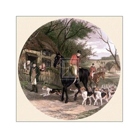 Here Come the Hounds by William Shayer art print