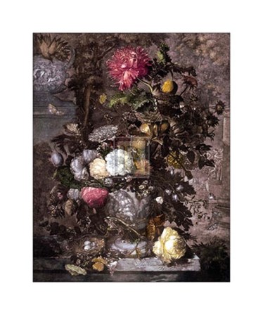 Flower Piece by Jan Van Huysum art print