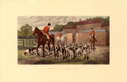 Starting from the Kennels by Edward Algernon Stuart Douglas art print