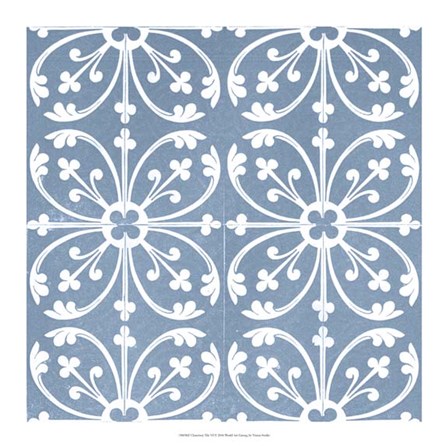 Chambray Tile VI by Vision Studio art print