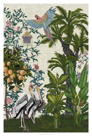 Paradis Chinoiserie II by Naomi McCavitt art print