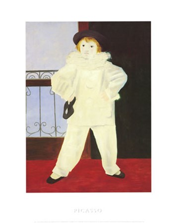 Artist&#39;s Son (Paul as Harlequin) by Pablo Picasso art print