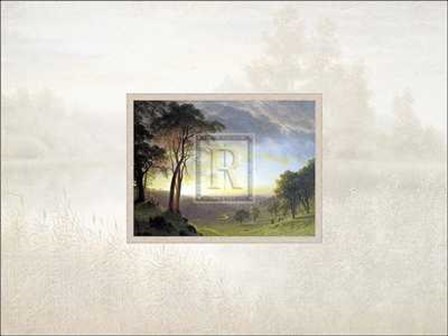 Sacramento River Valley by Albert Bierstadt art print