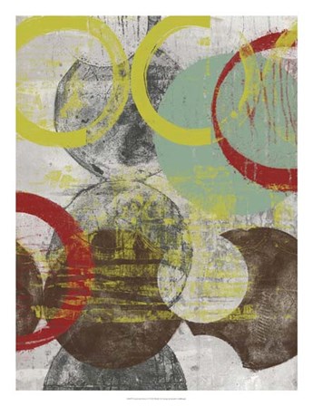 Layers &amp; Circles I by Jennifer Goldberger art print