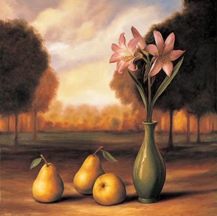 Pear Landscape by Migdalia Arellano art print