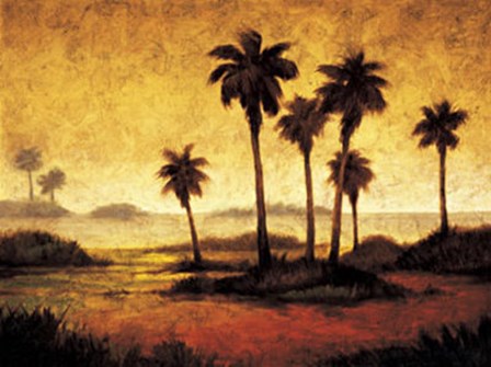 Sunset Palms I by Gregory Williams art print