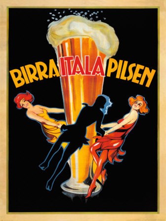 Birra Itala Pilsen c.1920 art print