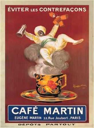 Cafe Martin by Leonetto Cappiello art print