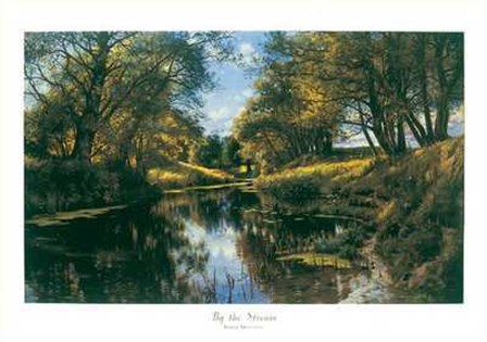 By the Stream by Peder Mork Monsted art print