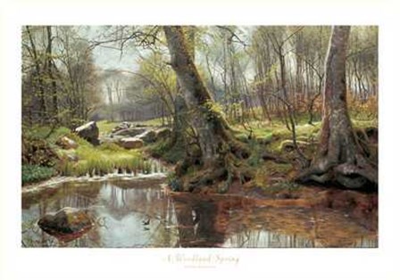 Woodland Spring by Peder Mork Monsted art print