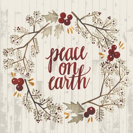 Rustic Christmas V by Grace Popp art print