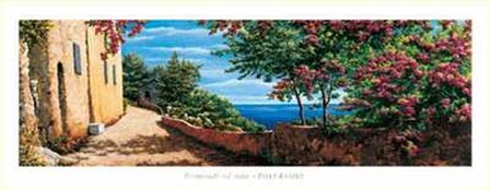 P. Rasero - Promenade Sul Mare Size 39.5x13.75 by Rasero P. art print