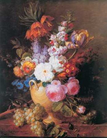 Vase of Flowers by Cornelius Van Spaendonck art print