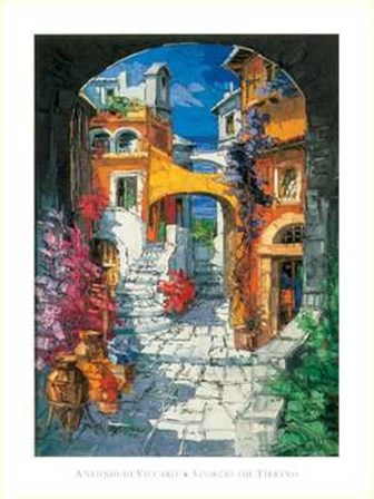 Scorcio Sul Tirreno by Antonio Di Viccaro art print