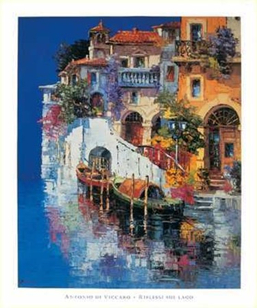 Riflessi Sul Lago by Antonio Di Viccaro art print