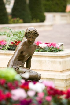 Sculpture, Palace, Monte Carlo, Monaco by Michele Benoy Westmorland / Danita Delimont art print