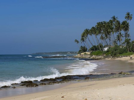 Waves Cresting along Beach, A2 road, Southern Province, Sri Lanka by Panoramic Images art print