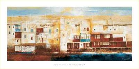 Mykonos by Fulvio Dot art print