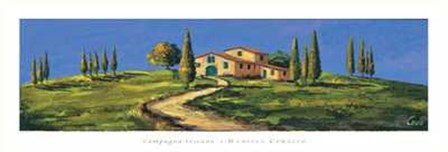 Campagna Toscana by Daniela Corallo art print