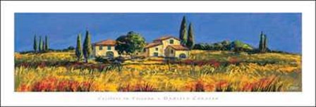 Casolare in Toscana by Daniela Corallo art print