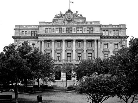 Gilles Hocquart Building Montreal by Marcus Jules art print