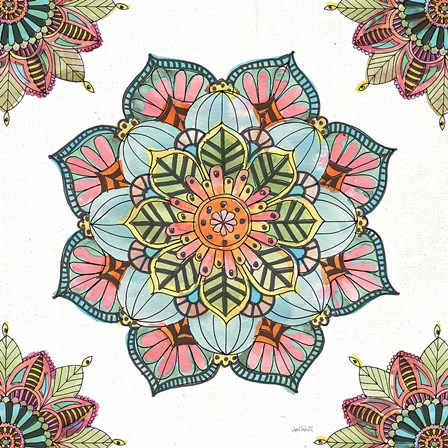 Mandala Morning V by Anne Tavoletti art print