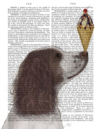 Springer Spaniel, Brown and White, Ice Cream by Fab Funky art print