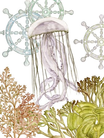 Undersea Creatures III by Melissa Wang art print