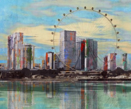 Sunset Roundabout by Posters International Studio art print