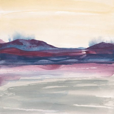 Purple Rock Dawn I by Chris Paschke art print