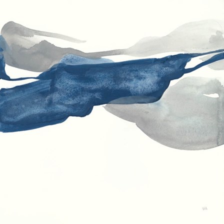 Sapphire and Gray III by Chris Paschke art print