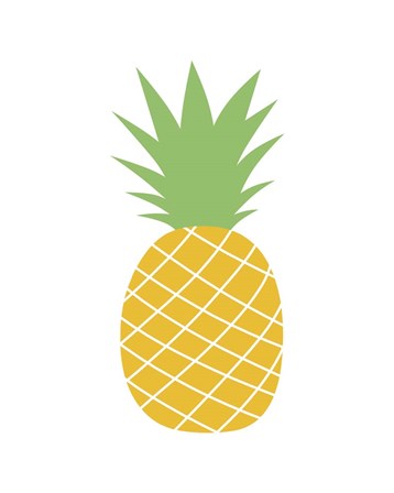 Pineapple by Color Me Happy art print