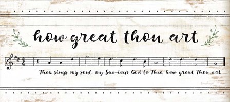 How Great Thou Art by Jennifer Pugh art print