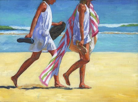 Beach Towel by Bonnec Brothers art print