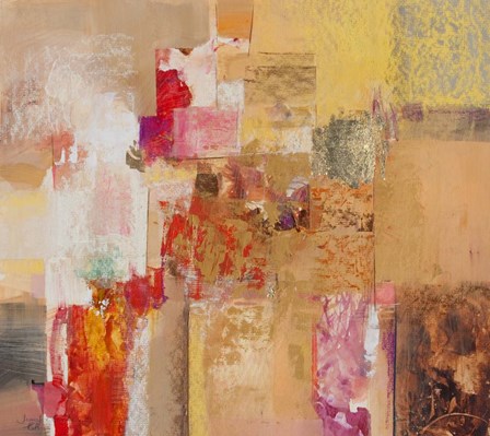 Red and Gold Leaf 1 by Jennifer Gardner art print
