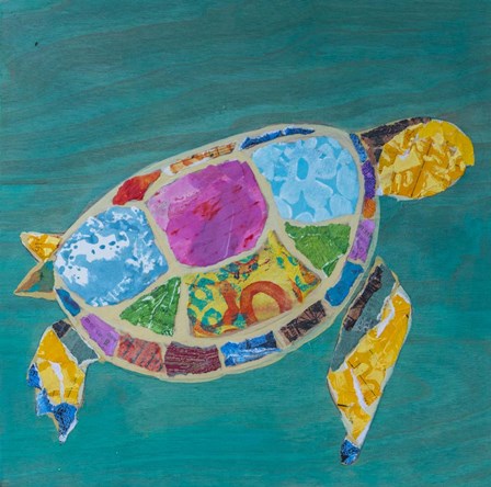 Sea Turtle Right by Elizabeth St. Hilaire art print